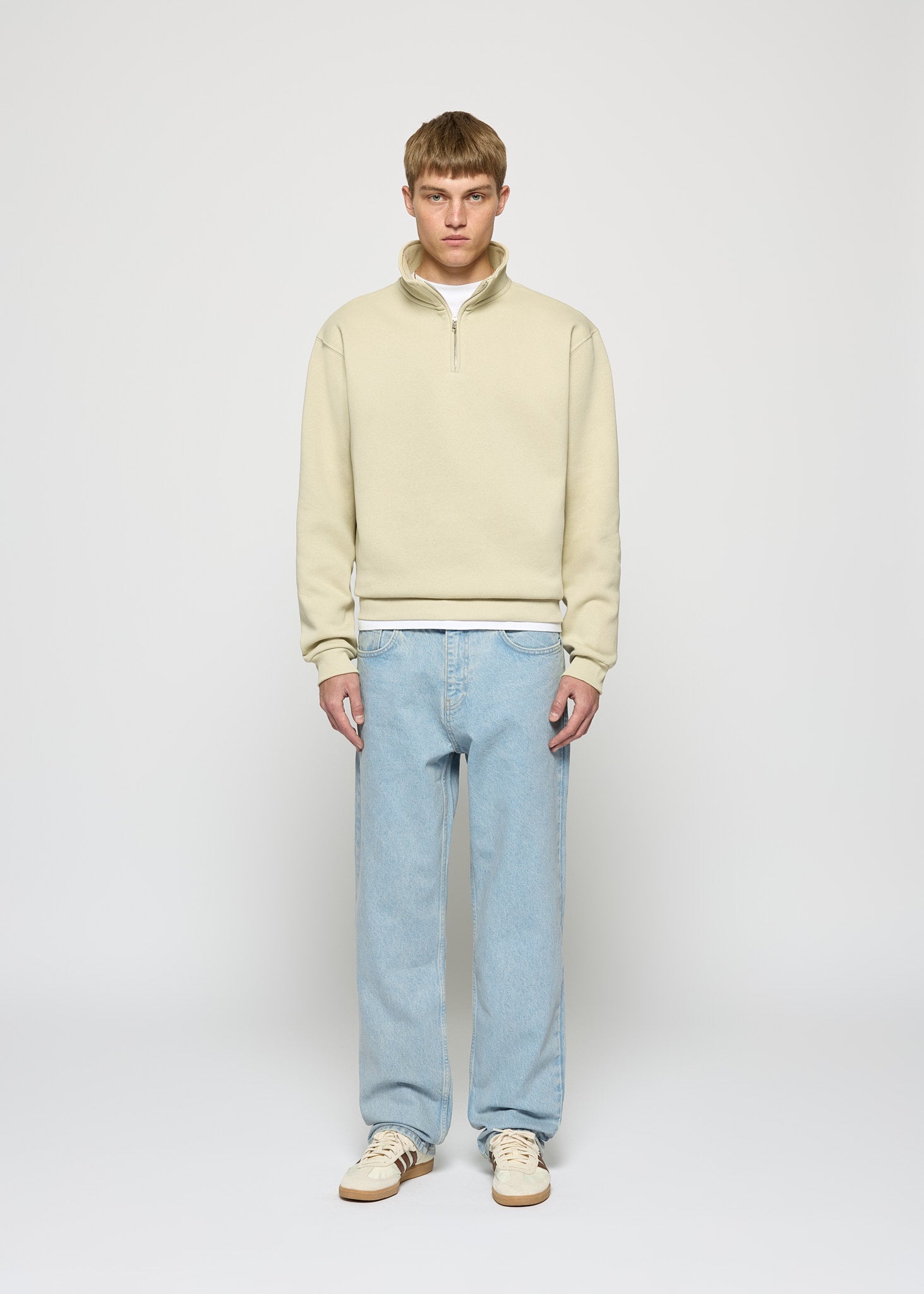 Essential Mock Neck Zip