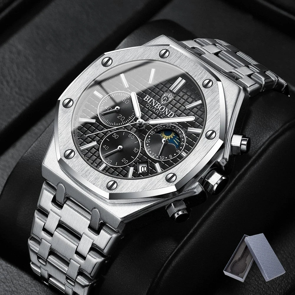 Astra Noir Chronograph Watch