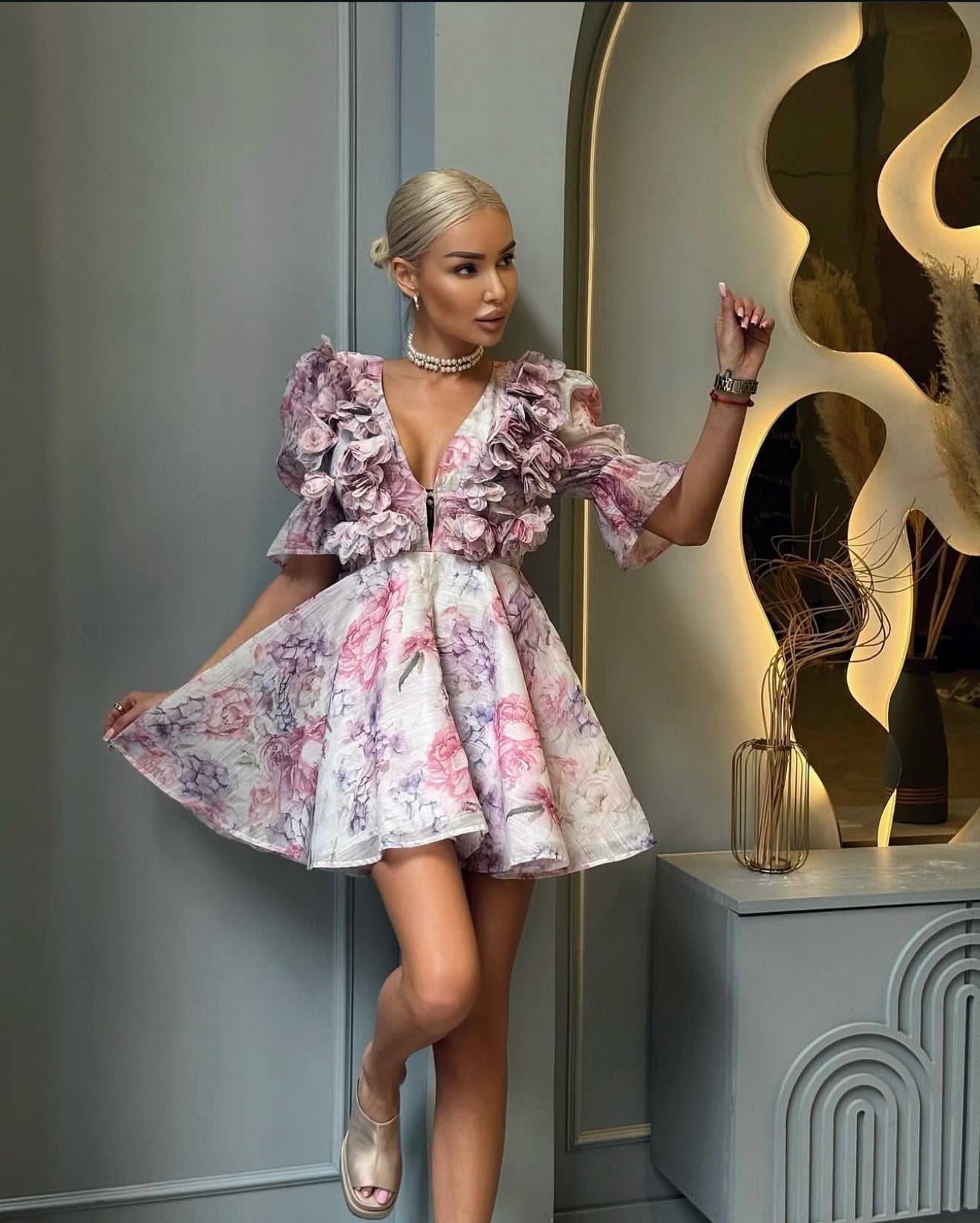 KARYNA Blumen Kleid