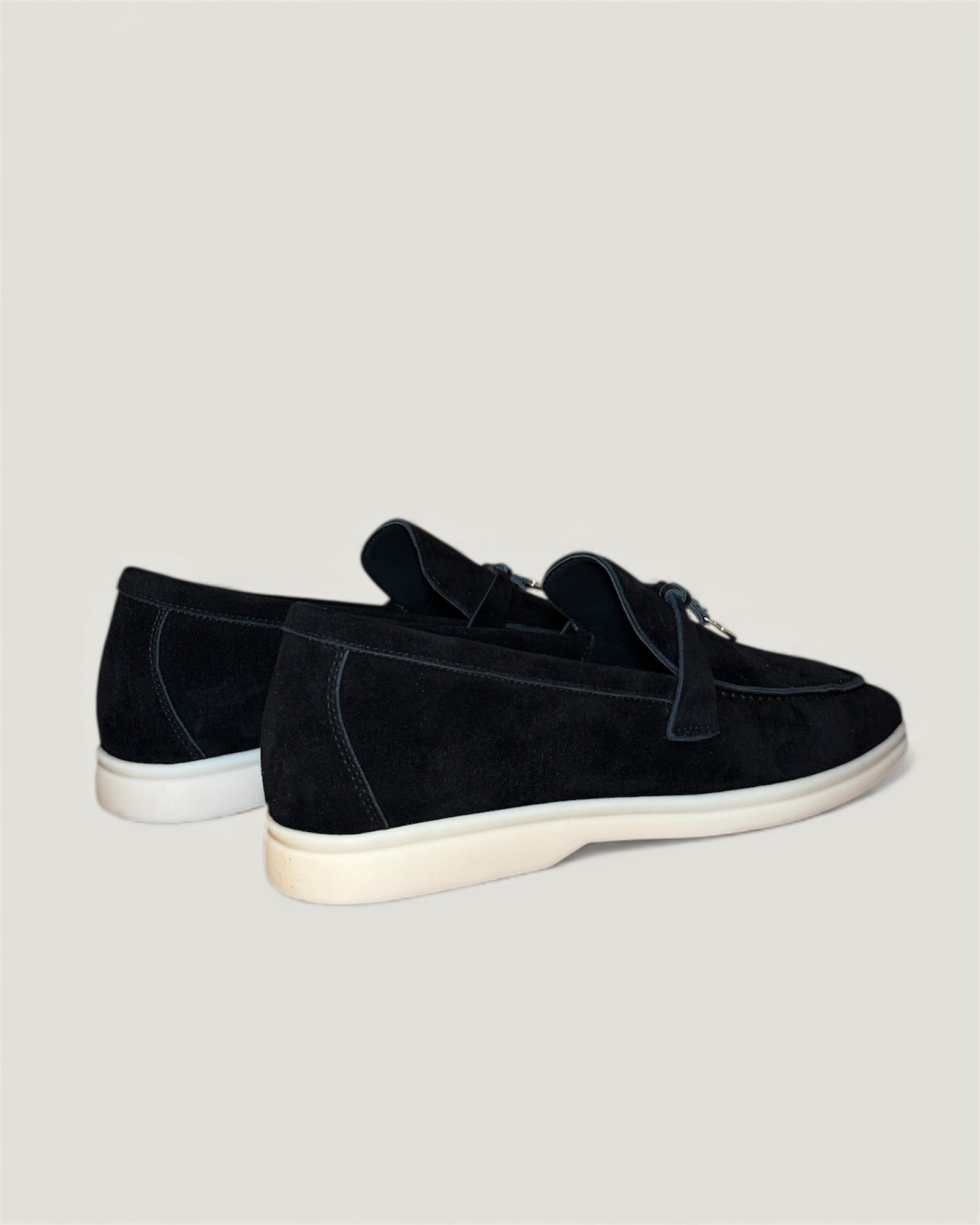 Klassische Amulett Loafer Damen - Schwarz
