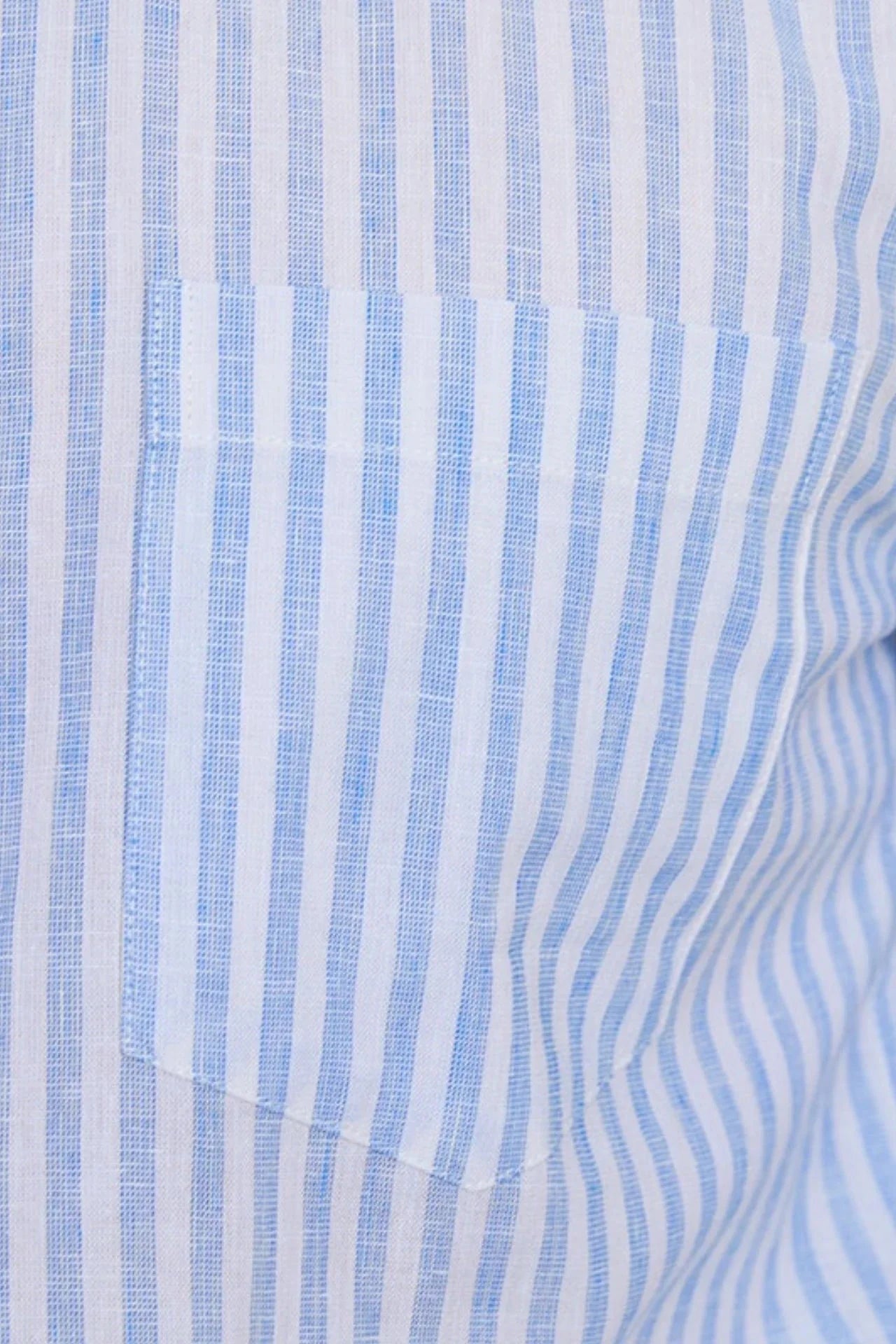 Linen Blue Dress Shirt