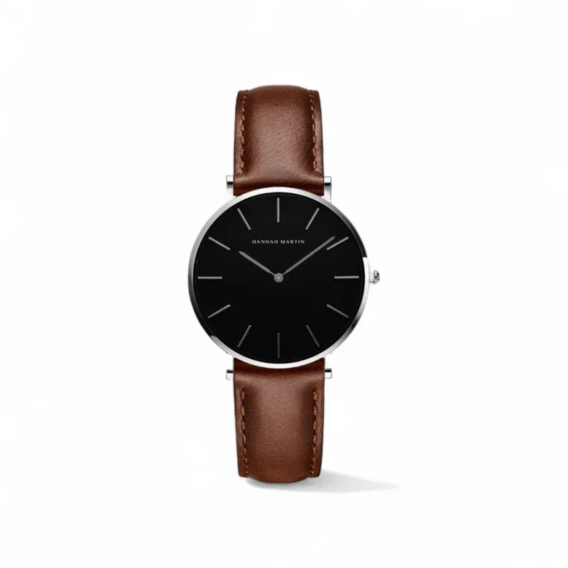 Old Money Slim Leather Watch