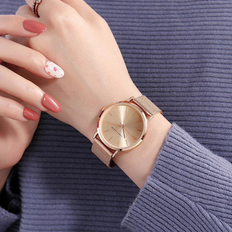 Old Money Slim Leather Watch