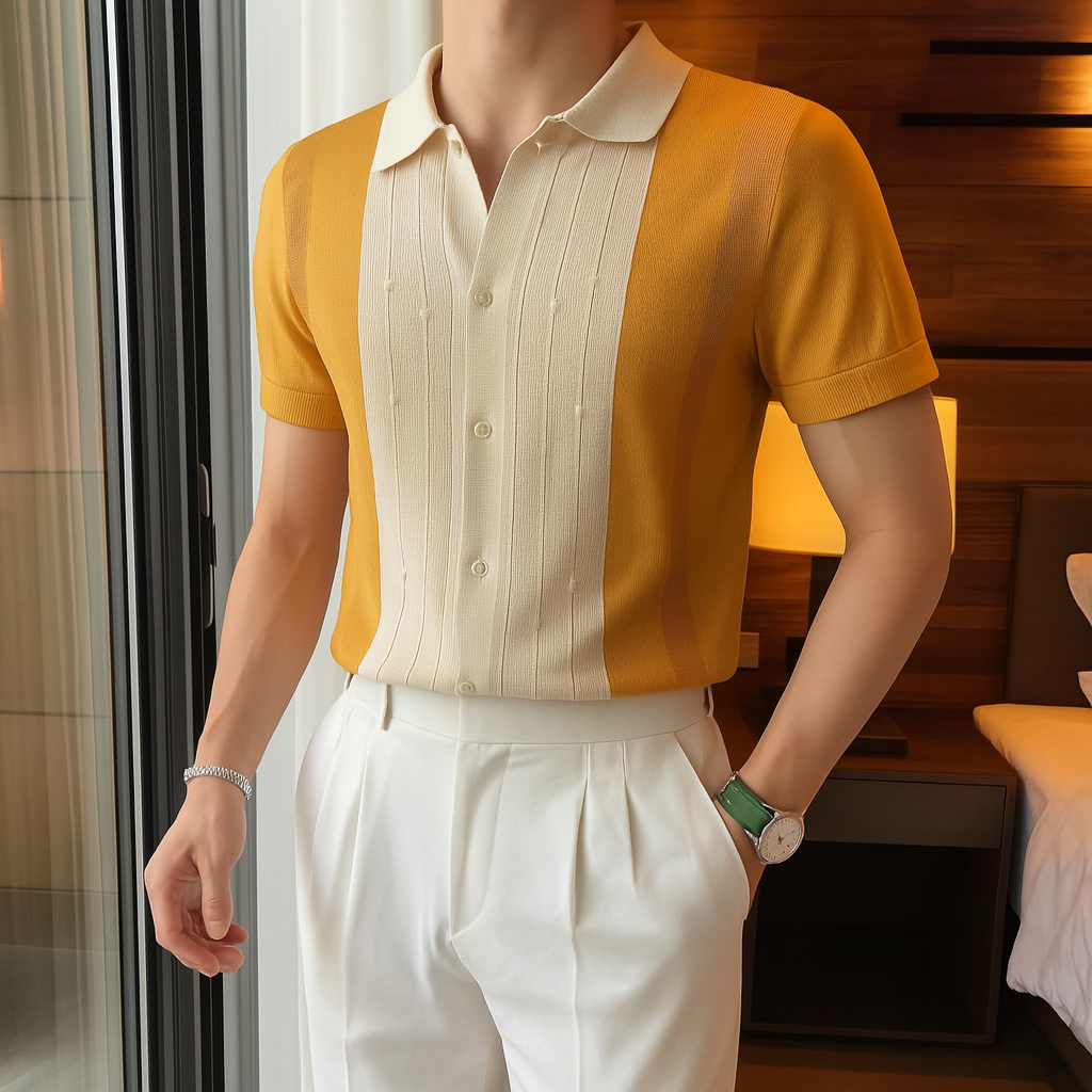 Old Money British Style Polo Shirt