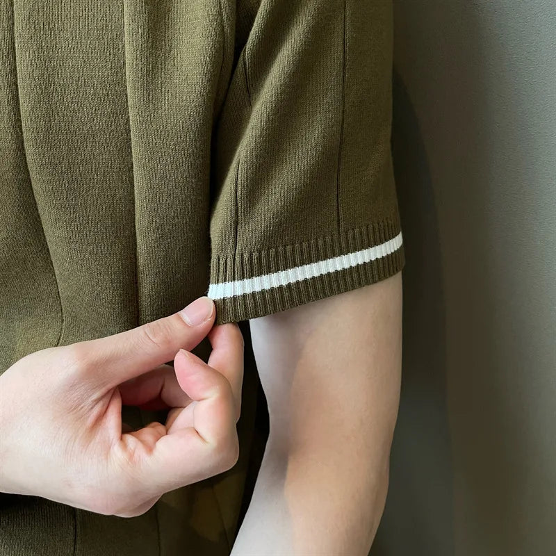 Old Money Half-Zip Knitted Polo