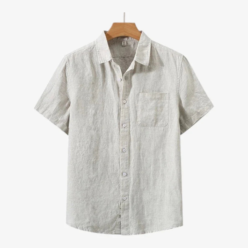 Old Money Linen Summer Shirt