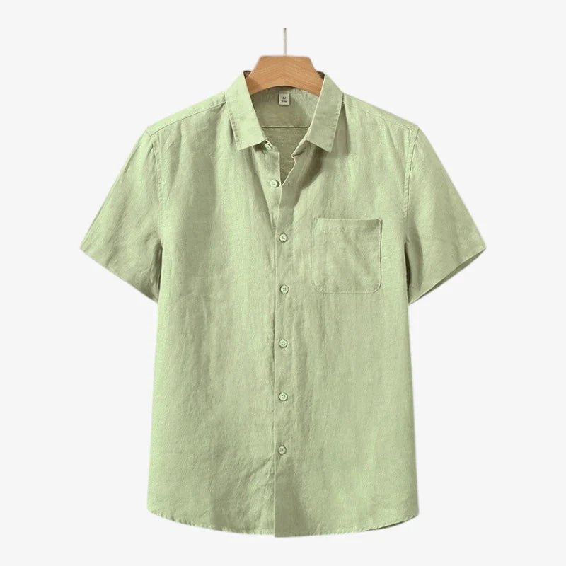 Old Money Linen Summer Shirt