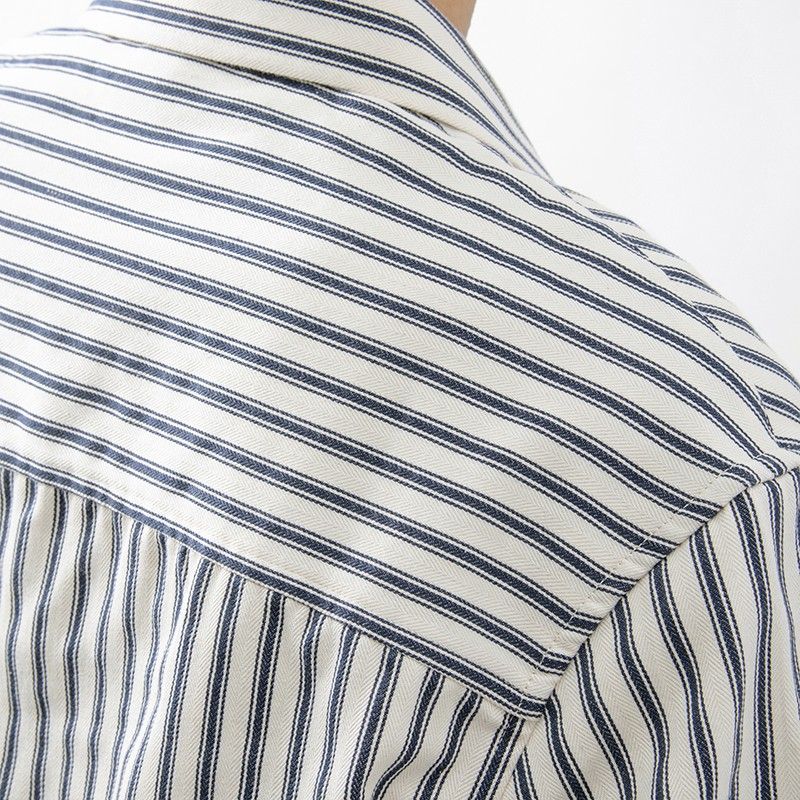Old Money Vertical Stripe Button-Up Shirt