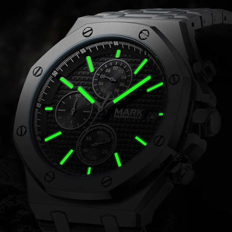 Dominus Chronograph Steel Watch