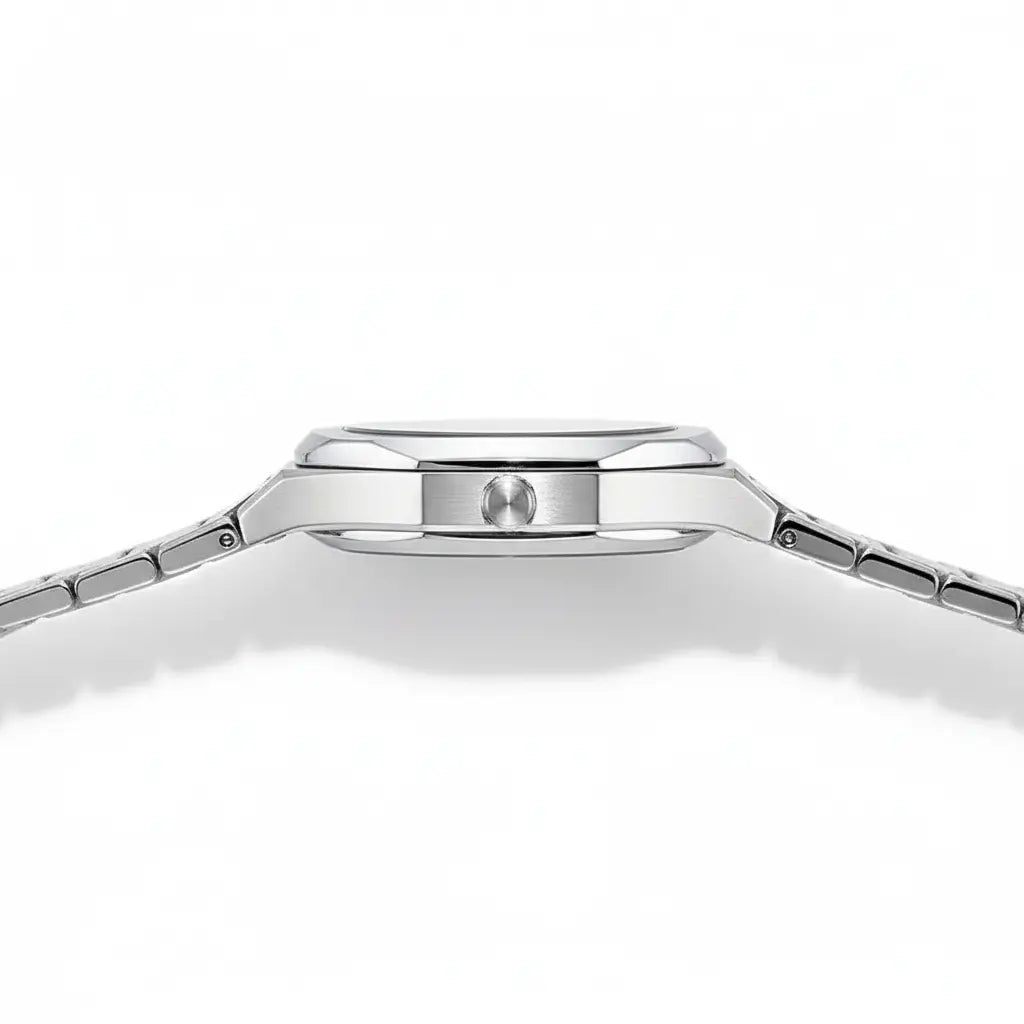 Stainless Steel Waterproof Business Dress White black