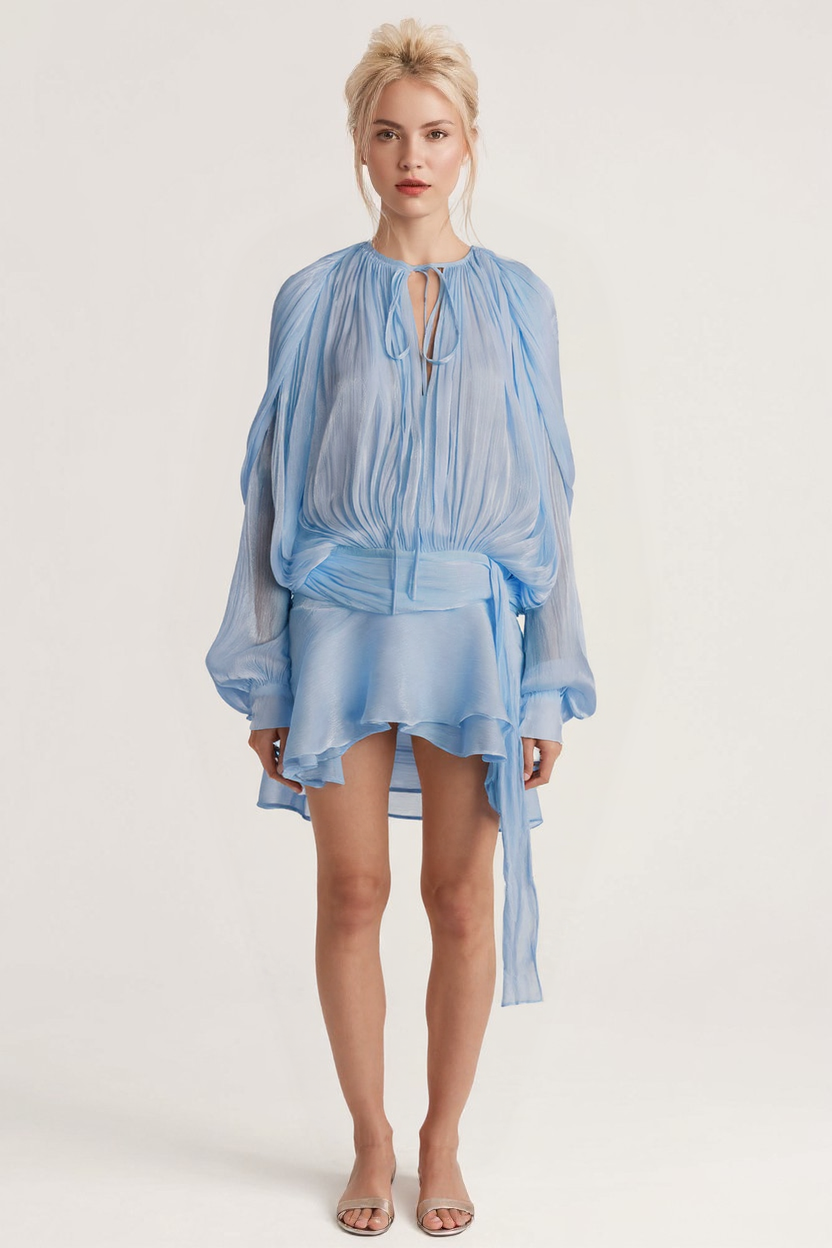 Anastasia - plissiertes Minikleid