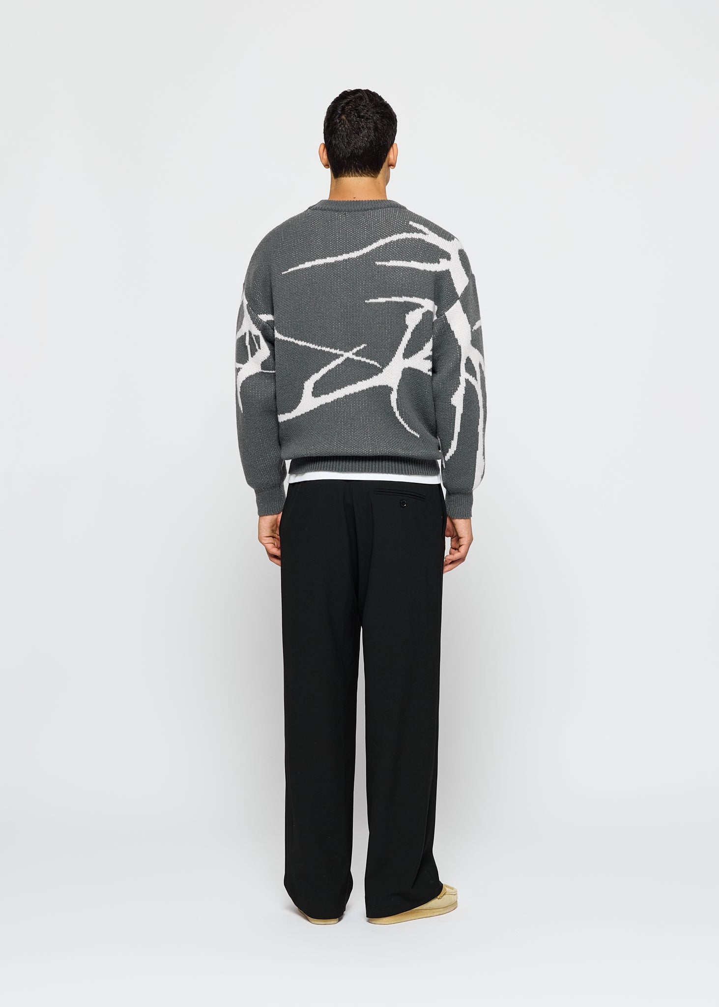 Jacquard Knit Sweater
