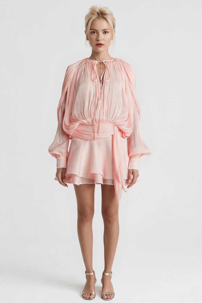 Anastasia - plissiertes Minikleid