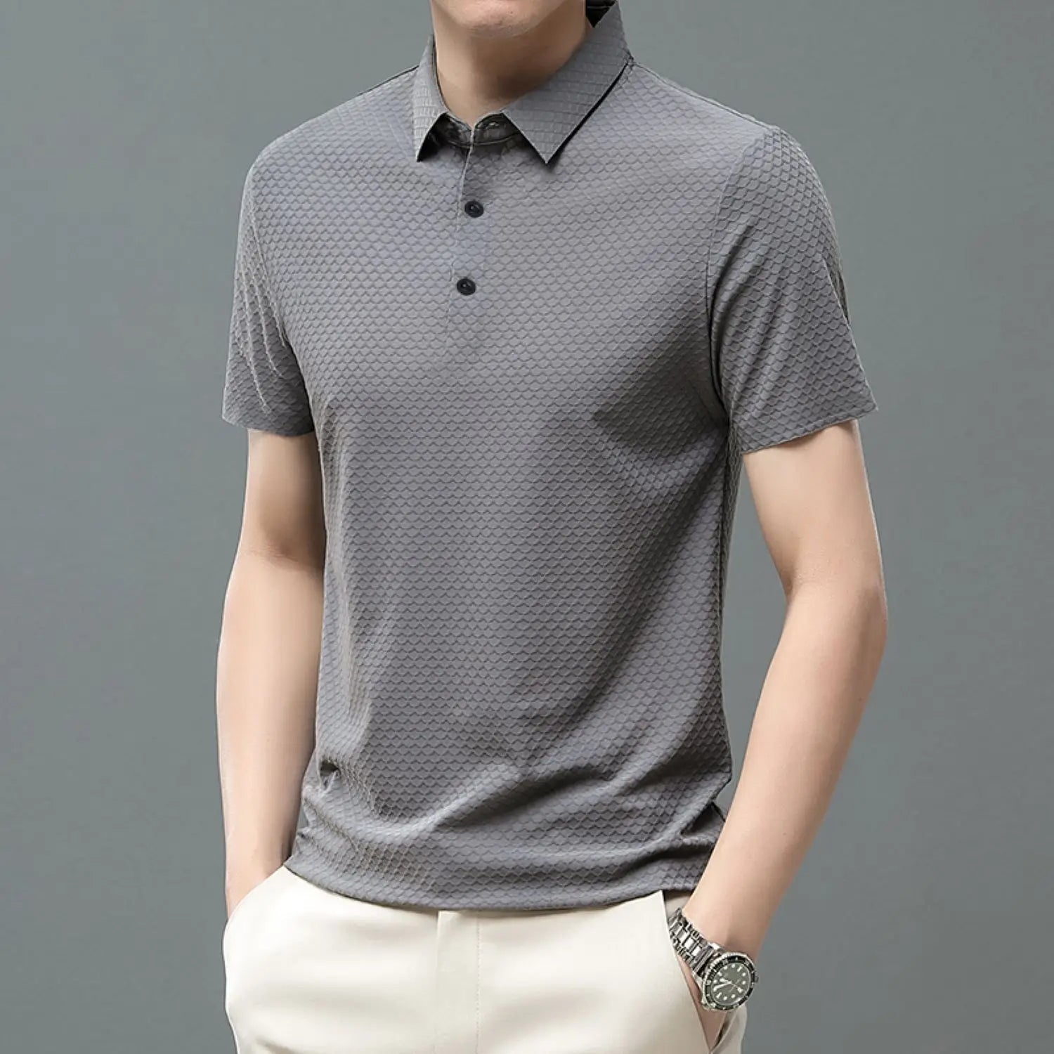 AeroFit Textured Polo