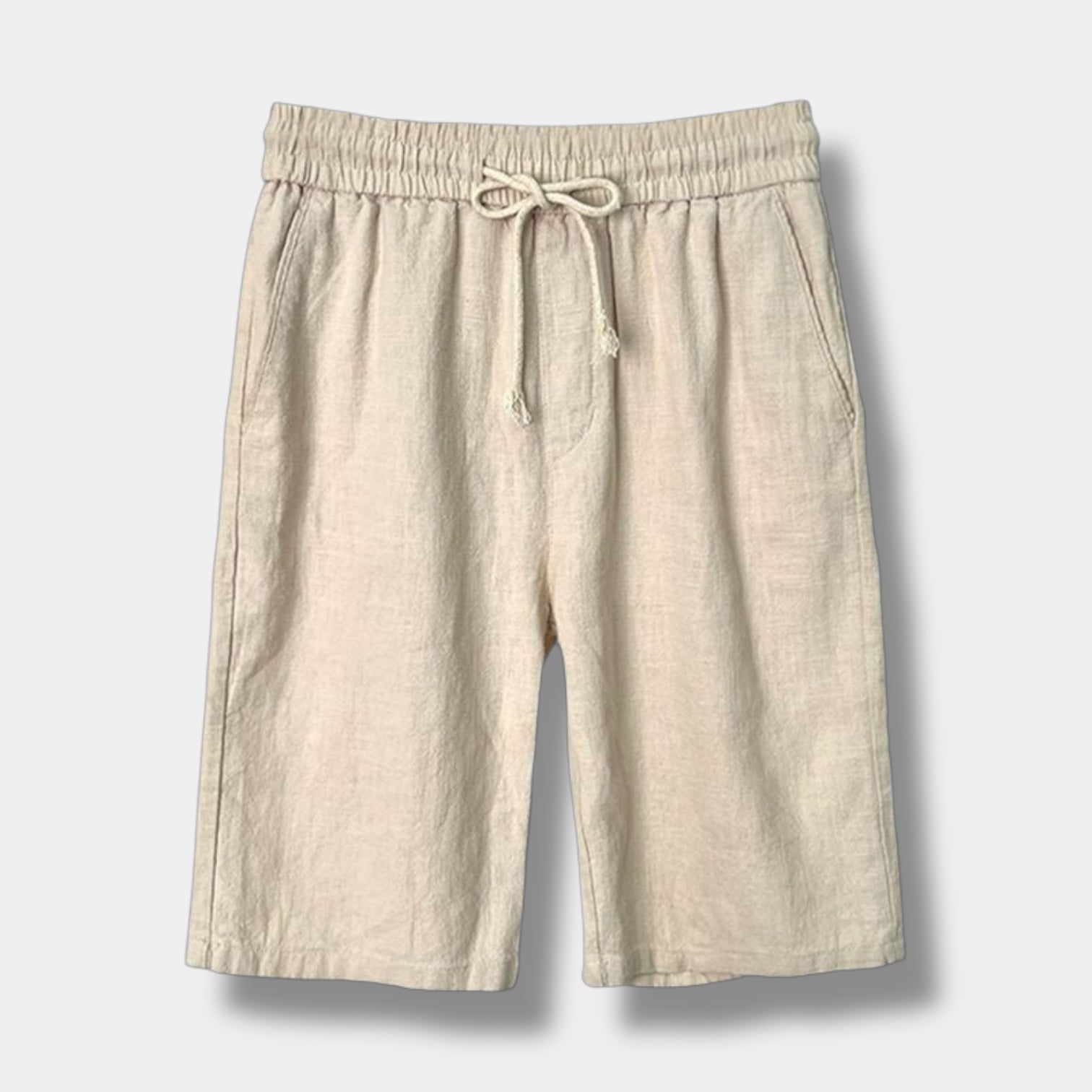 OLD MONEY Relaxed Fit Linen Short