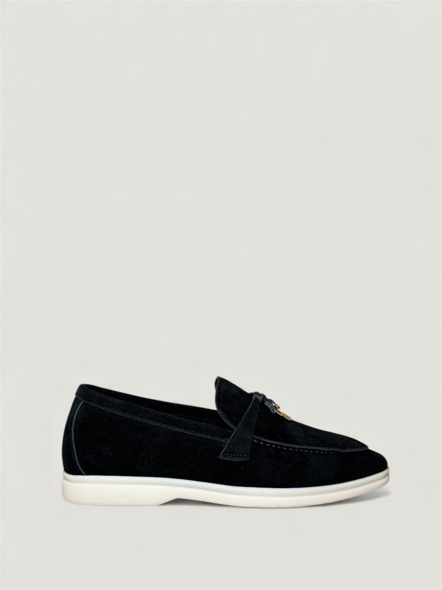 Klassische Amulett Loafer Damen - Schwarz