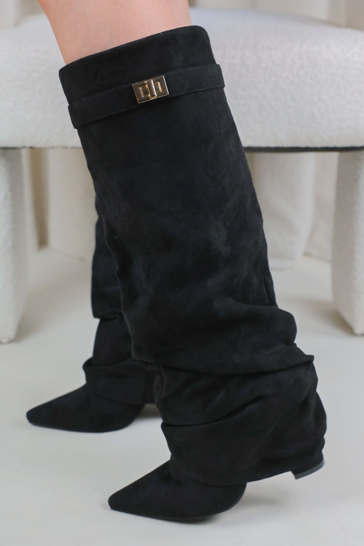 Calianté Shark Boots Slouch - Schwarz