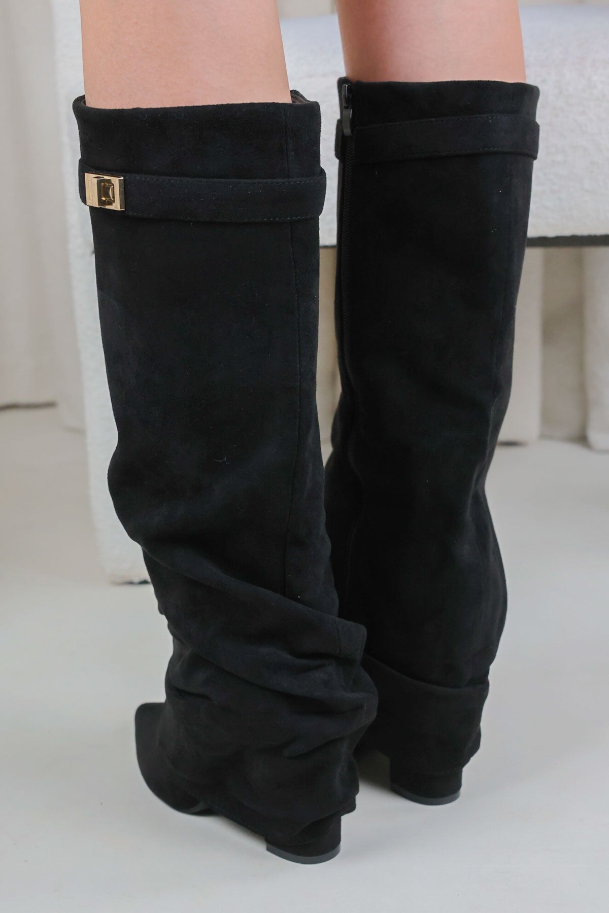 Calianté Shark Boots Slouch - Schwarz