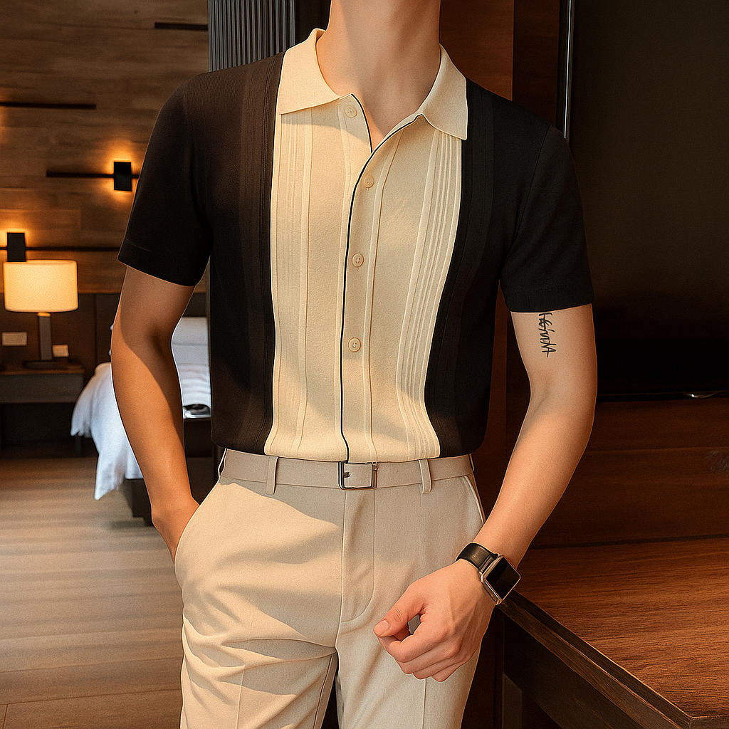 Old Money British Style Polo Shirt