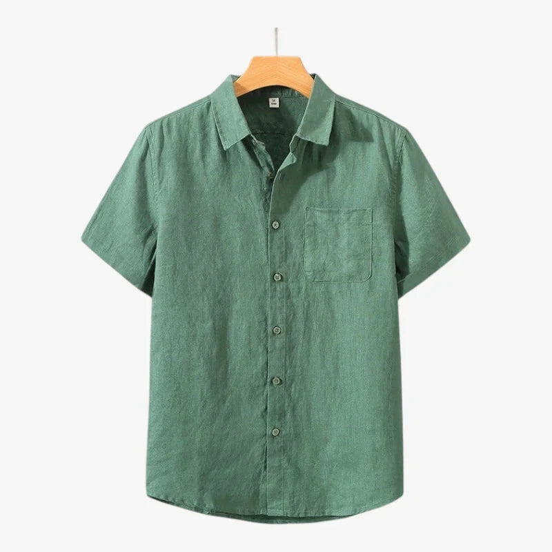 Old Money Linen Summer Shirt