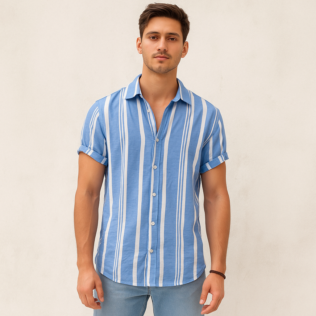 Old Money Striped Casual Shirt