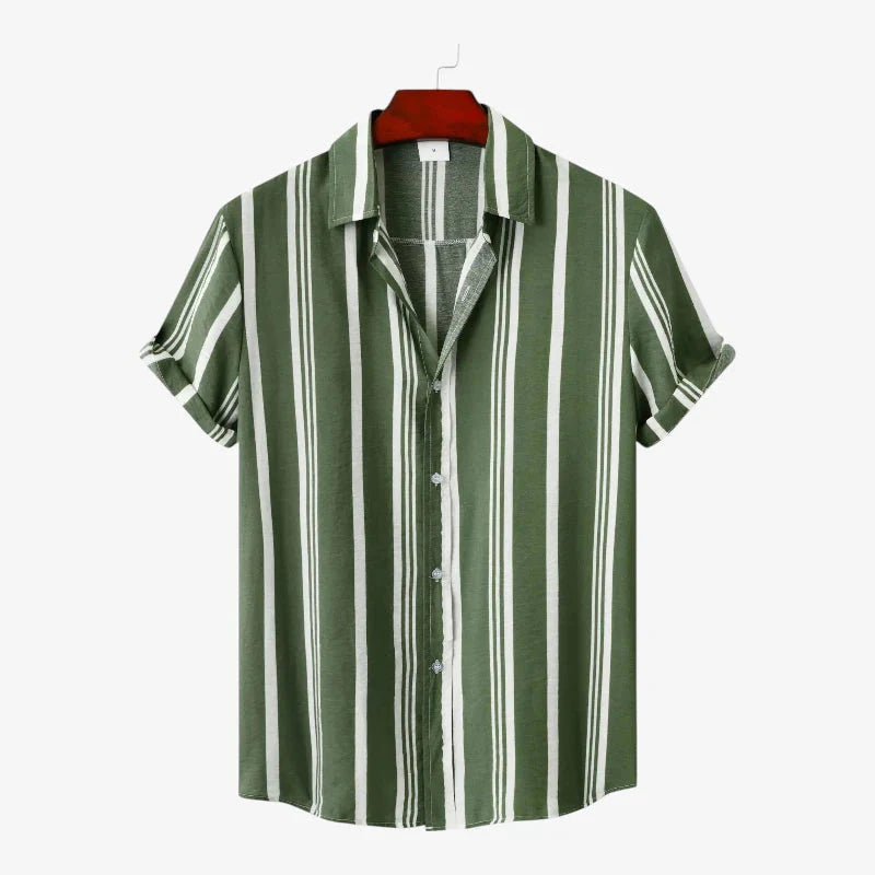 Old Money Striped Casual Shirt