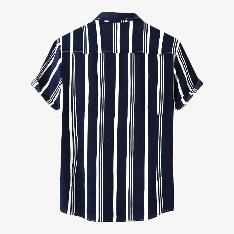Old Money Striped Casual Shirt