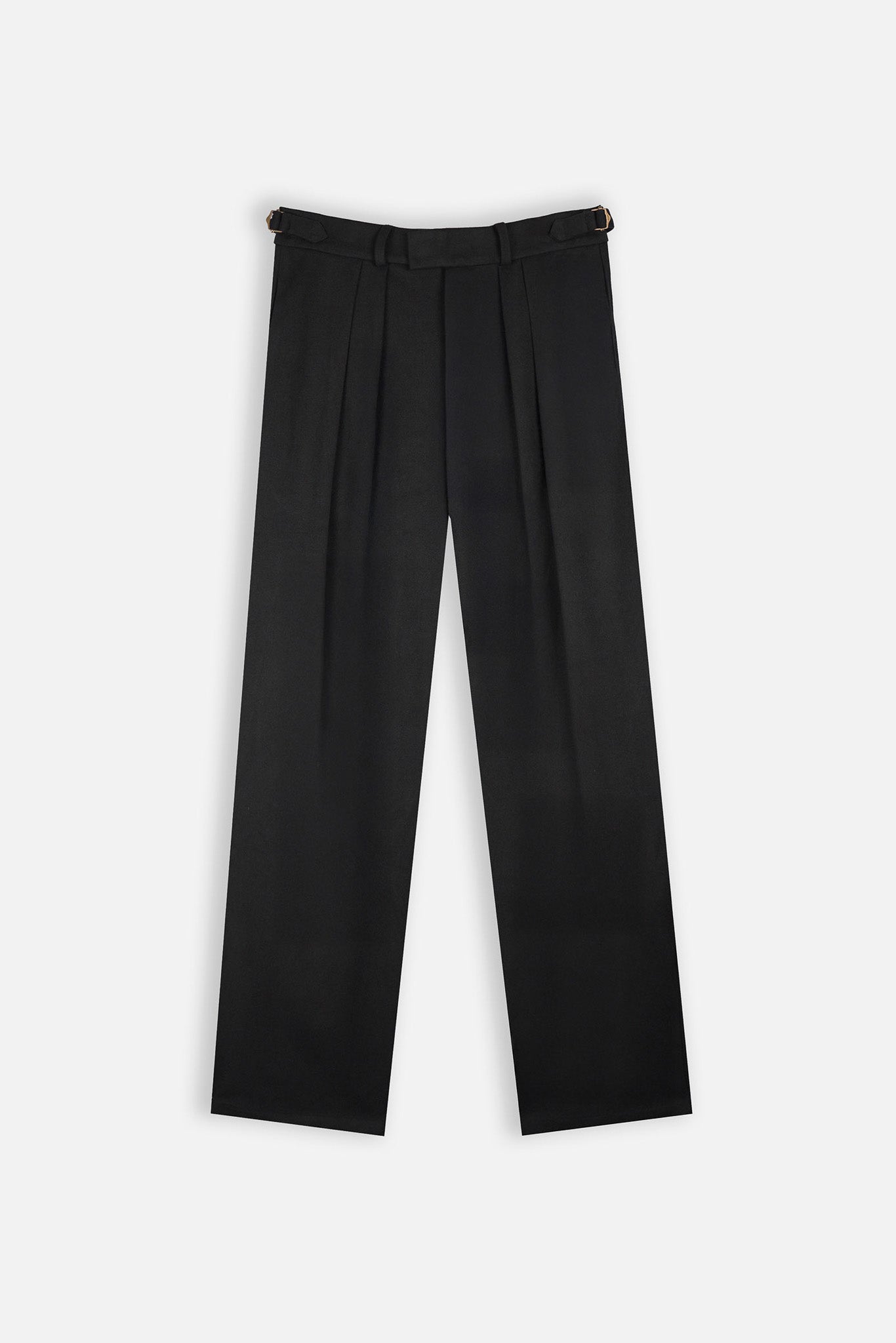 RELAXED FIT PLEATED TROUSERS