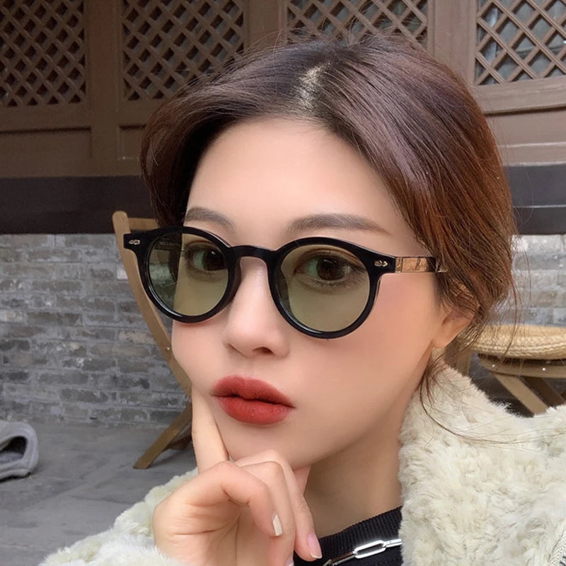 Retro Oval Sunglasses