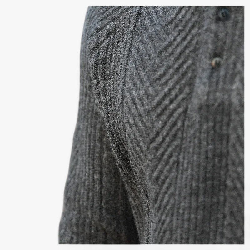 Textured Knitted Polo