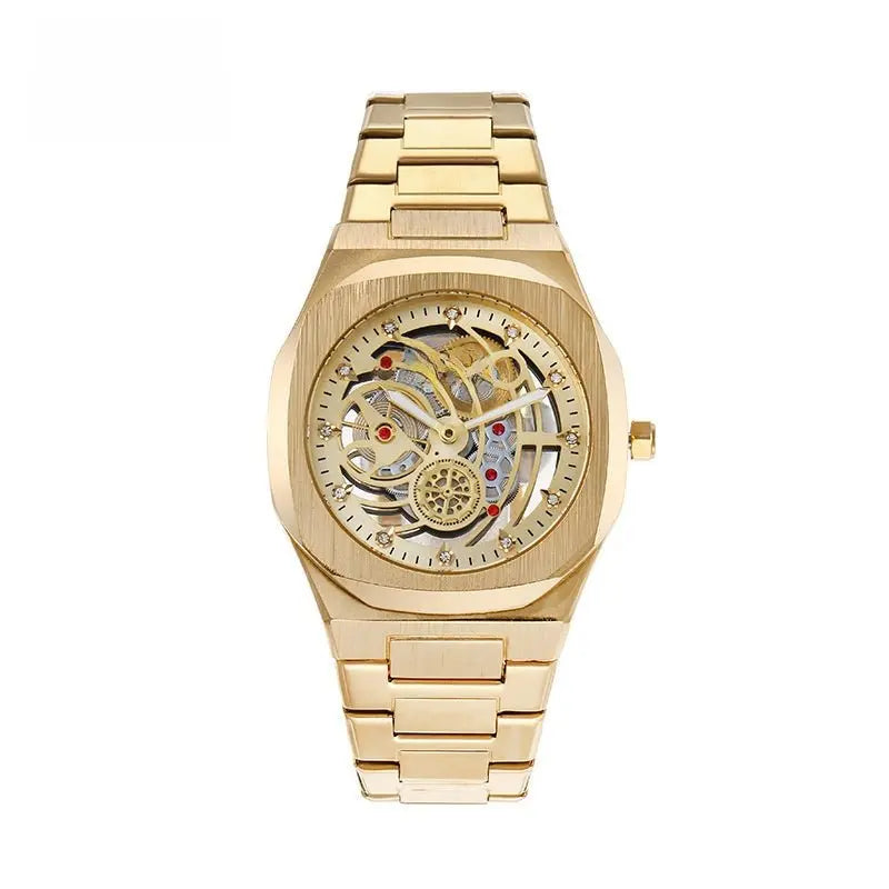 Stainless Steel Waterproof Business Dress Gold gold