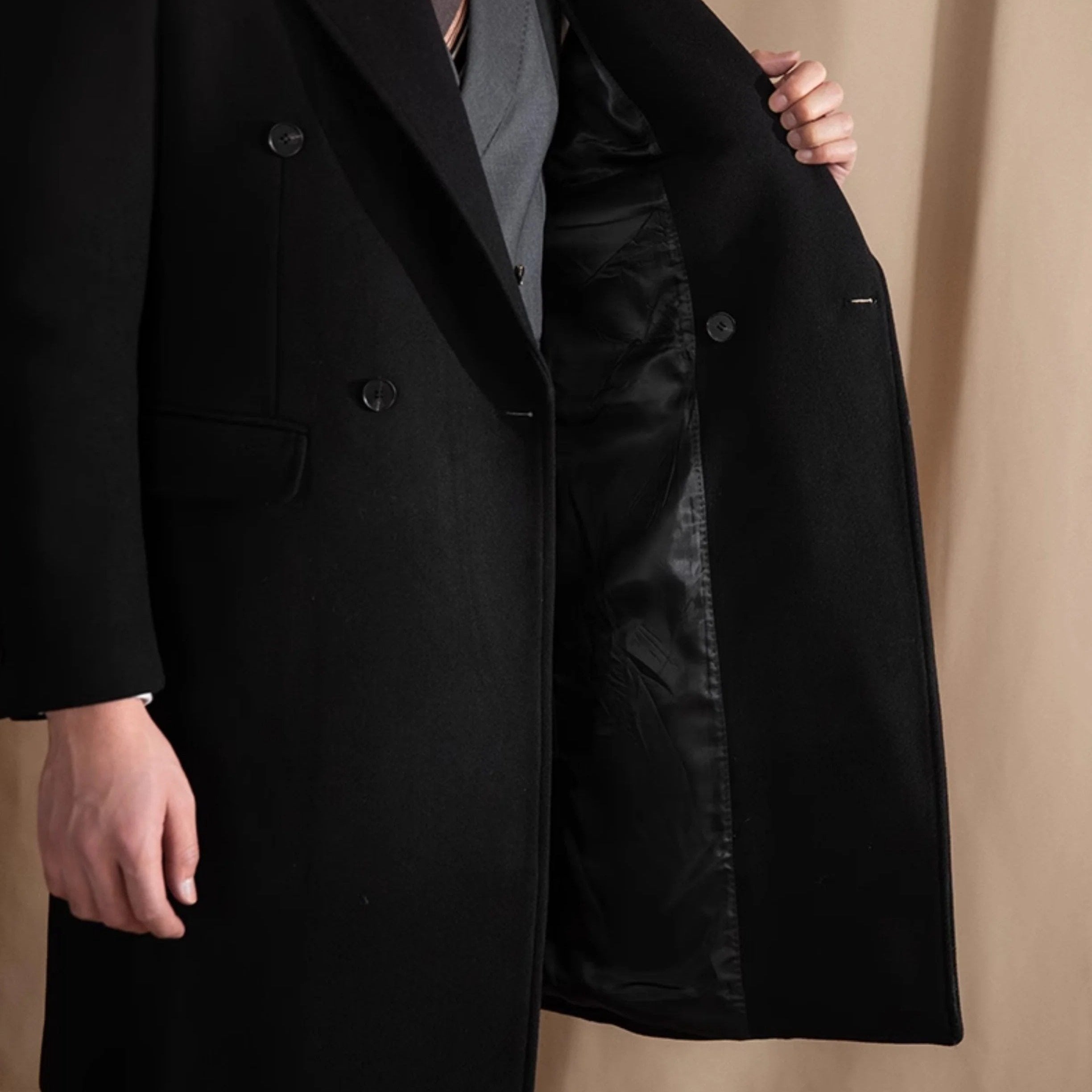 OLD MONEY Double Breasted Coat