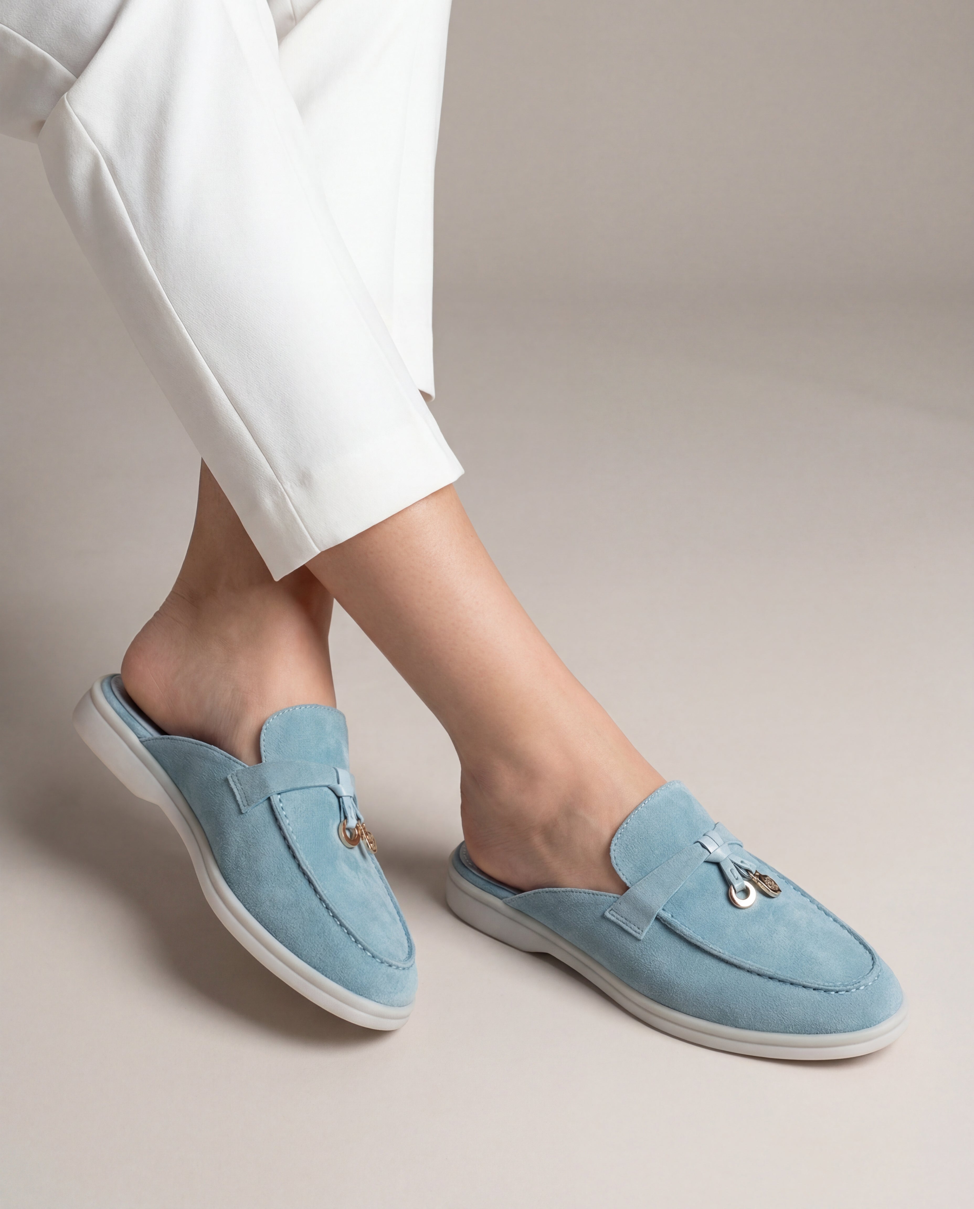 Boot Slipper Damen - Ocean blue