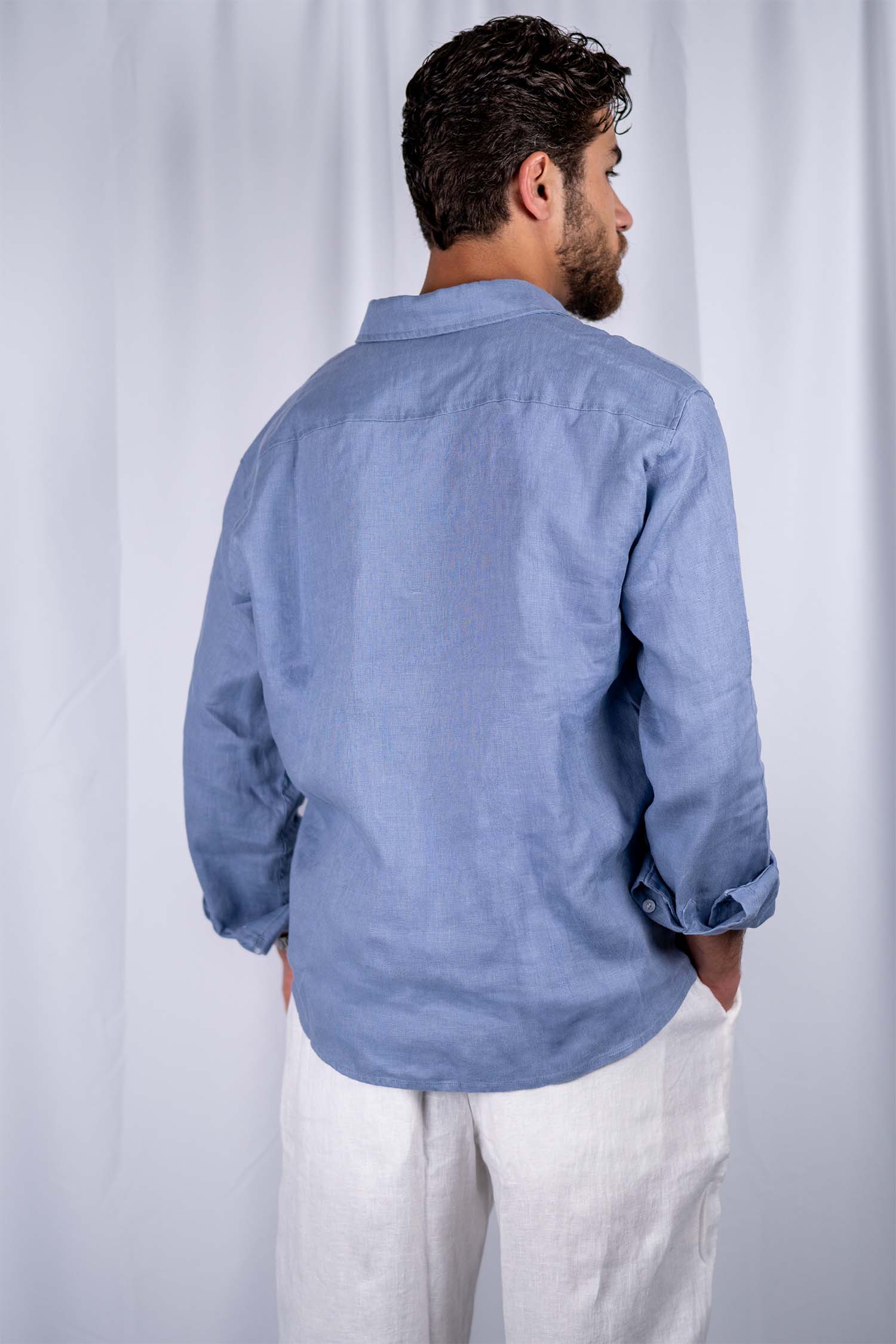 LONG SLEEVE LINEN SHIRT
